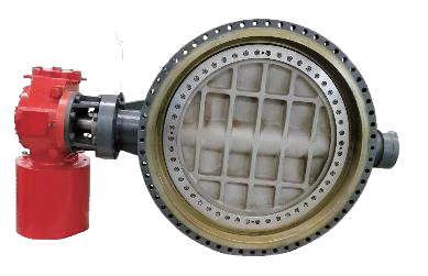 水洗塔出口合成气三偏心蝶阀